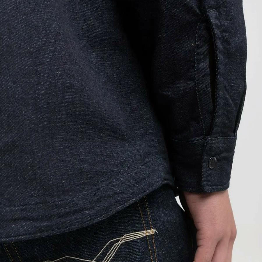リプレイ シャツ レタリング デニムシャツ バイク ウェア トップス REPLAY DENIM SHIRT WITH LETTERINGの画像