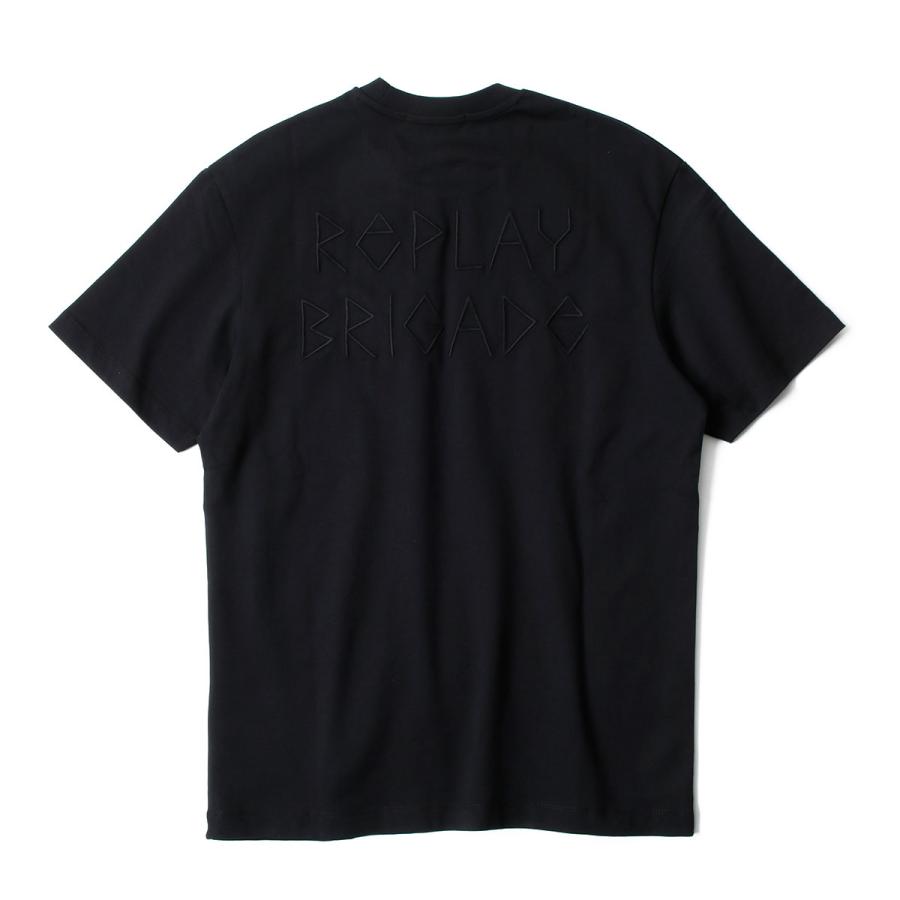 REPLAY（リプレイ） Tシャツ エンボス エフェクト エンブロイダリー T