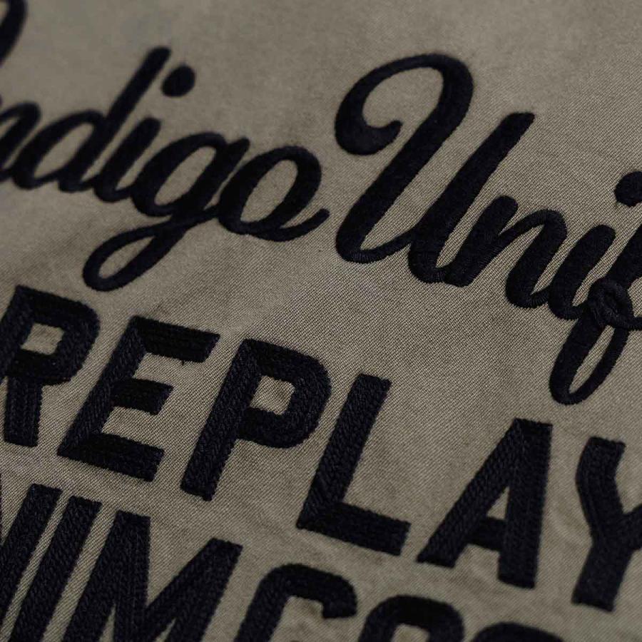 リプレイ ジャケット  バイク ウェア アウター REPLAY COTTON TWILL JACKET WITH PATCHの画像