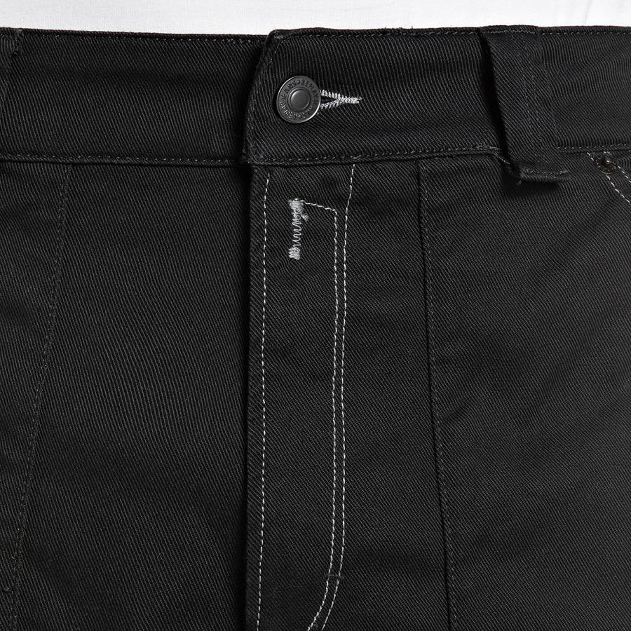 リプレイ ワイドフィット ARLON ブラックデザインデニム バイク ウェア パンツ REPLAY RELAXED FIT BLACK COMFORT DENIMの画像