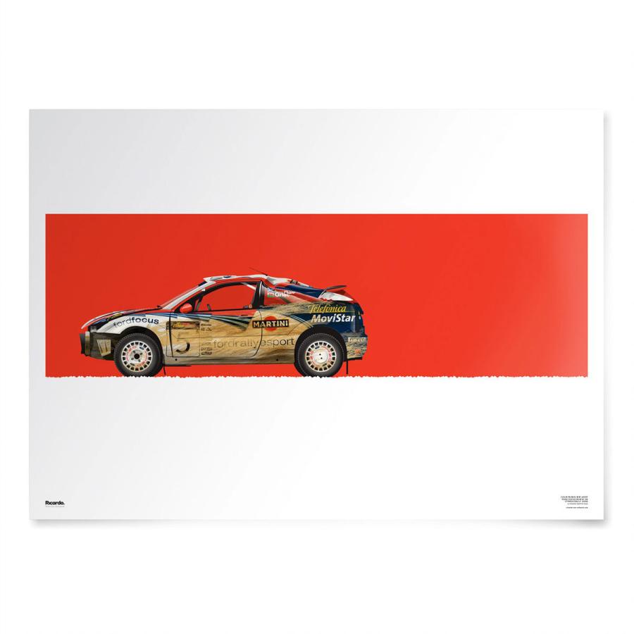 リカルド カー アートワーク Ricardo Car Artwork 【値下げ】 Colin McRae Ford Focus 割り引き RS 2002 フォード フォーカス コリン Cyprus WRC 02 マクレー Rally ポスター
