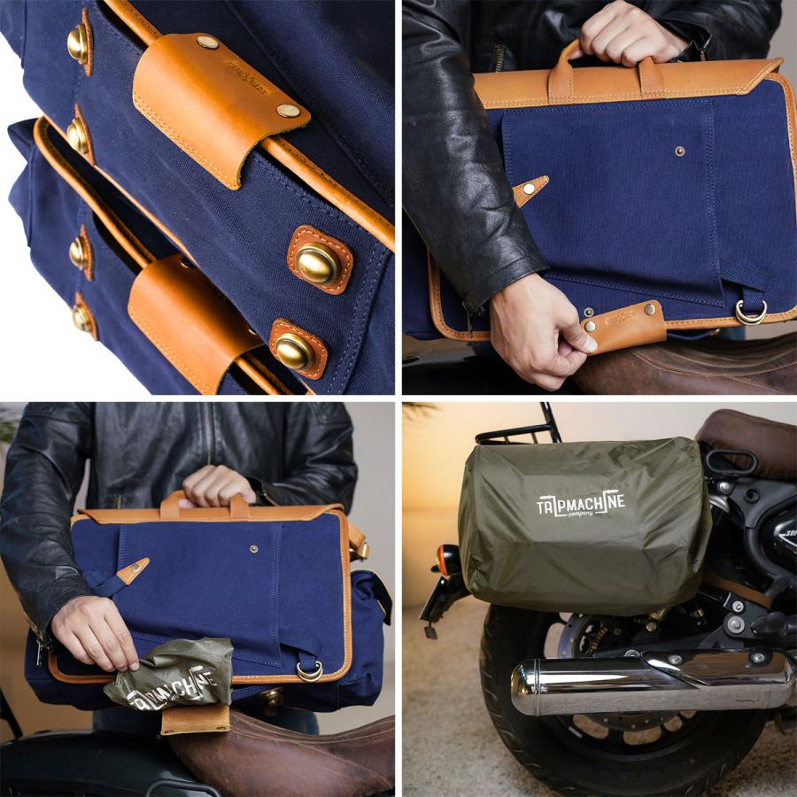 トリップマシン サイドバッグ エクスペディション サドルバッグ（左右ペア） バイク バッグ Trip Machine EXPEDITION SADDLEBAG_16