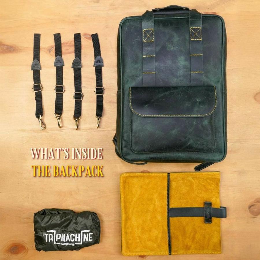 バックパック  トリップマシン イーストウッド バックパック（フラップ取付け向き逆仕様） バイク バッグ Trip Machine EASTWOOD BACKPACK_2