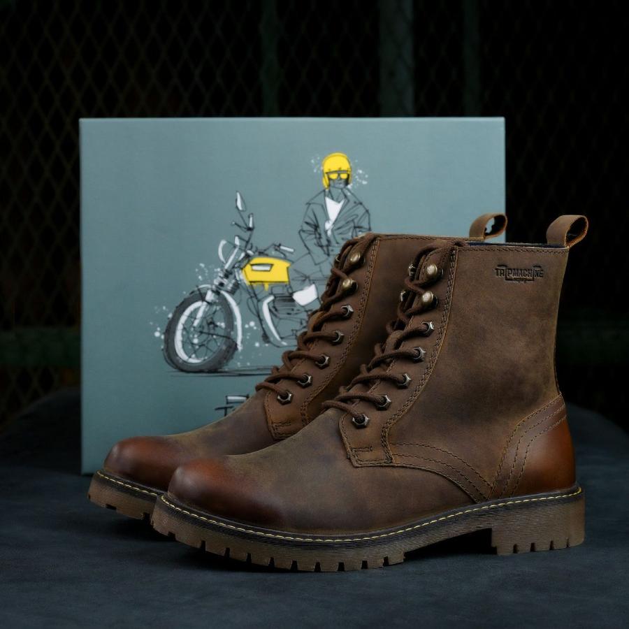 トリップマシン ブーツ ダービー バイク シューズ Trip Machine BOOTS DERB｜motorimoda｜06