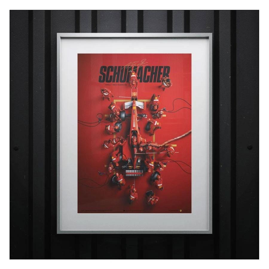 予約11月入荷予定 ユニーク リミテッド ギャラリー Ferrari F1 00 ミハエル シューマッハ ピットストップ コレクターズ エディション ポスター 3001ac0023 Motorimoda 通販 Yahoo ショッピング