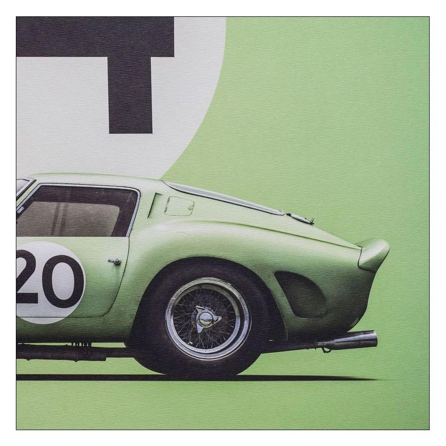 ポスター フェラーリ 250 GTO 1962年 ル・マン24時間レース