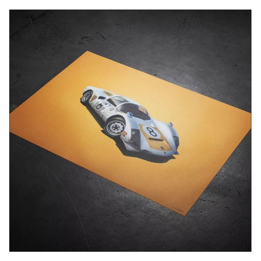 ポスター Porsche 906 第4回日本グランプリ Colors of Speed
