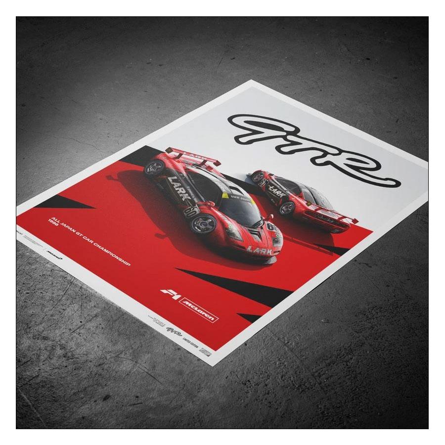 ポスター LARK McLaren F1 GTR 1996 JGTC リミテッドエディション
