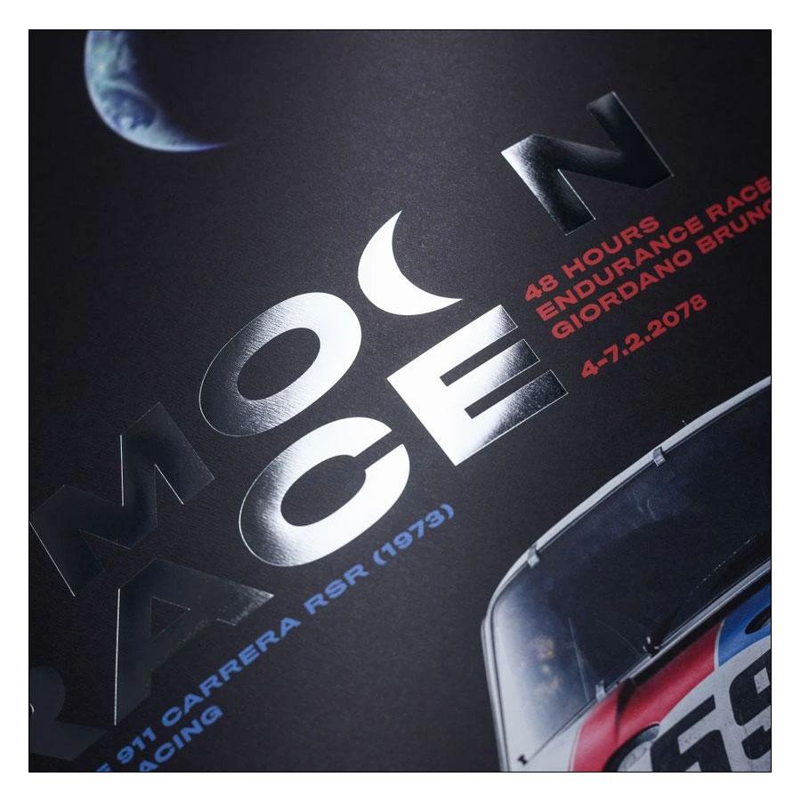 ポスター Porsche 911 Carrera RSR Future 29th Moon Race 2078 コレクターズ エディション ポスター｜motorimoda｜07