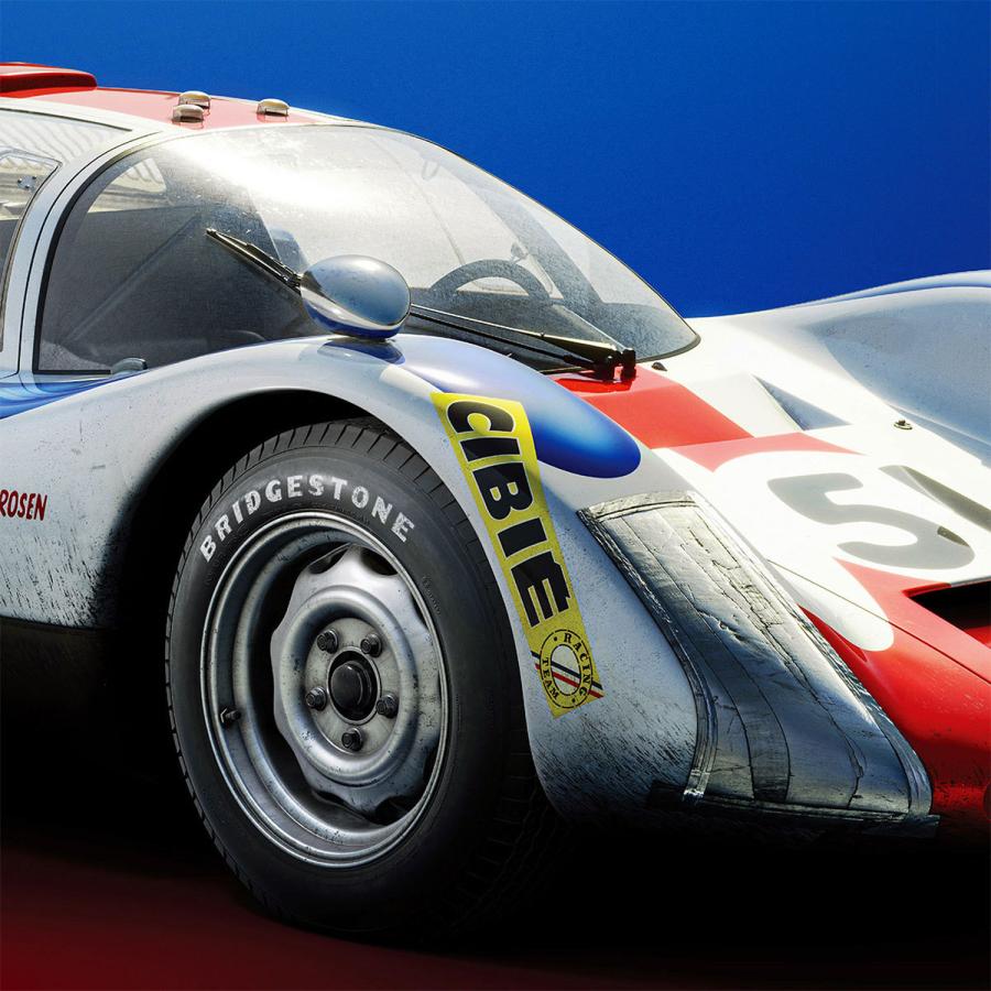 ポスター ポルシェ 906 セブリング12時間レース 1970 リミテッド