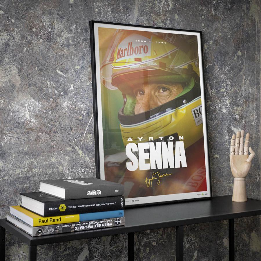 ポスター オートモビリスト AYRTON SENNA Designed to Win 2023 ポスター オートモビリスト AYRTON SENNA Designed to Win 2023