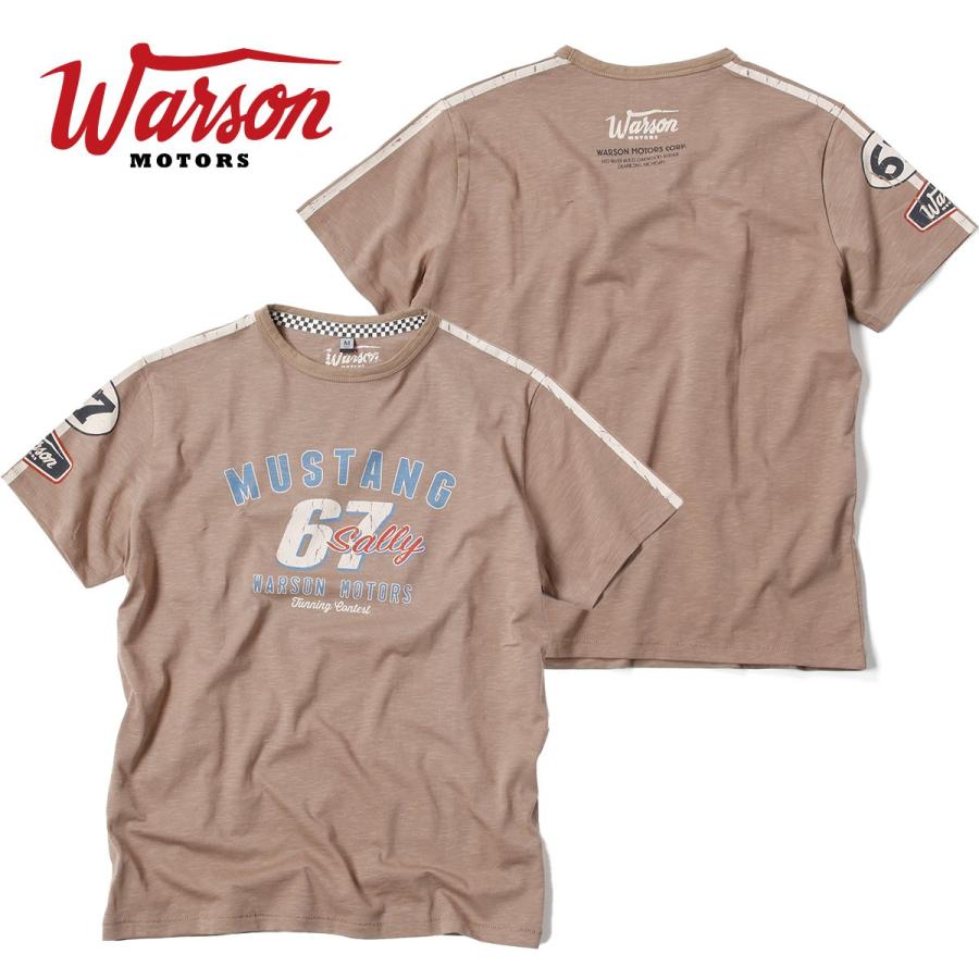 Tシャツ ワーソンモータース マスタング67 Tシャツ 車 ウェア Warson Motors｜motorimoda