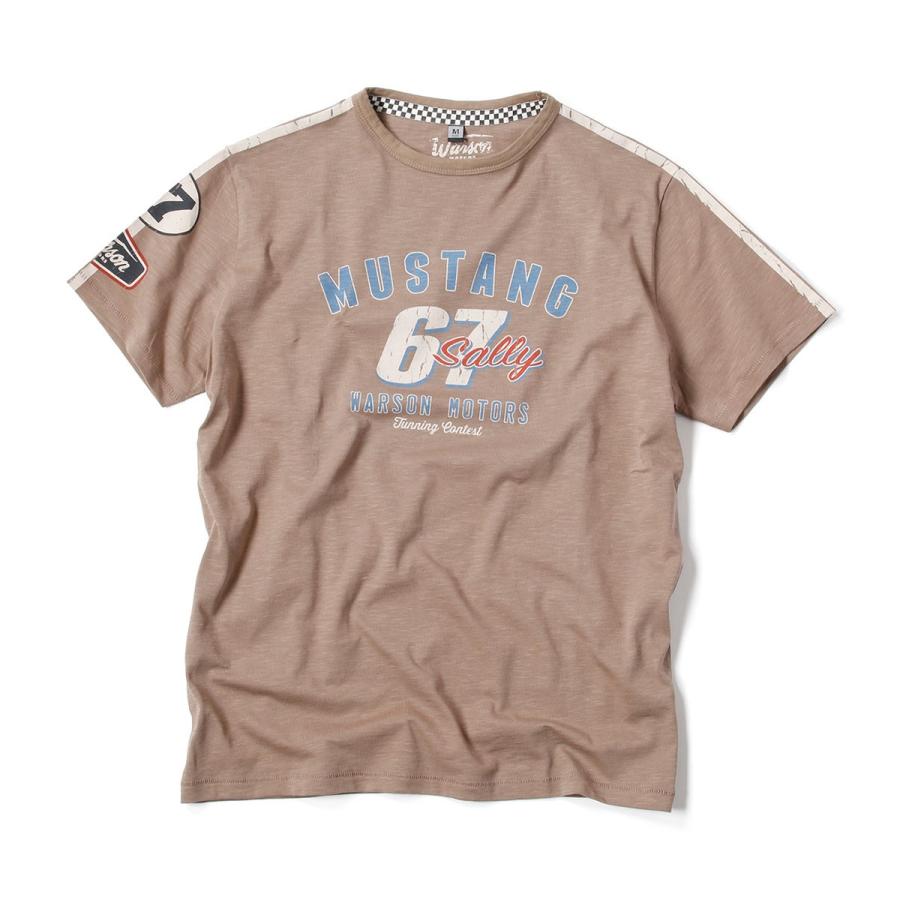 Tシャツ ワーソンモータース マスタング67 Tシャツ 車 ウェア Warson Motors｜motorimoda｜03