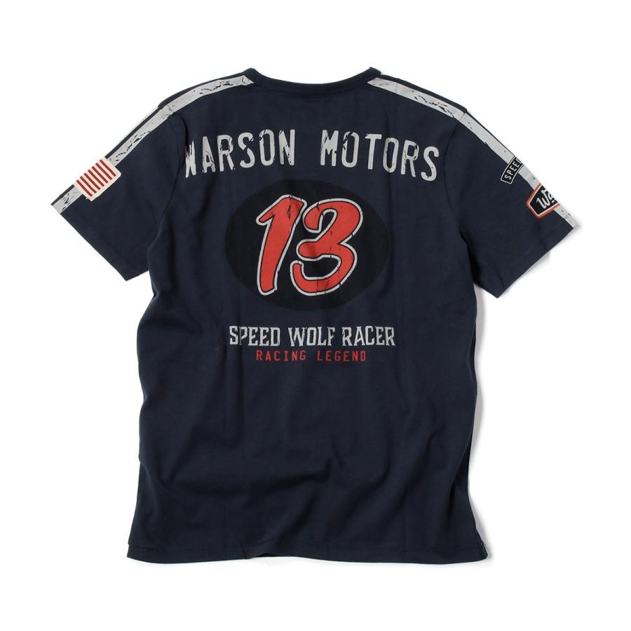 Tシャツ ワーソンモータース スピードウルフ 車 ウェア Warson Motors