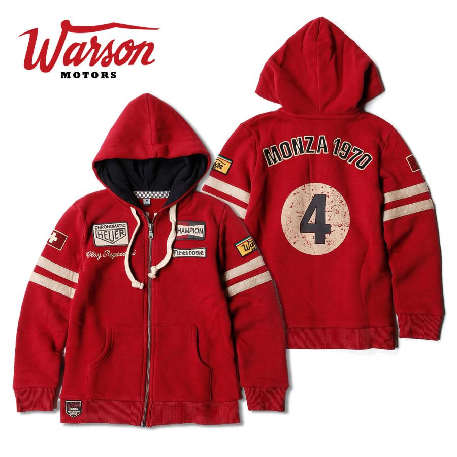 フーディ ワーソンモータース レガツォーニ フーディ キッズ 車 ウェア Warson Motors