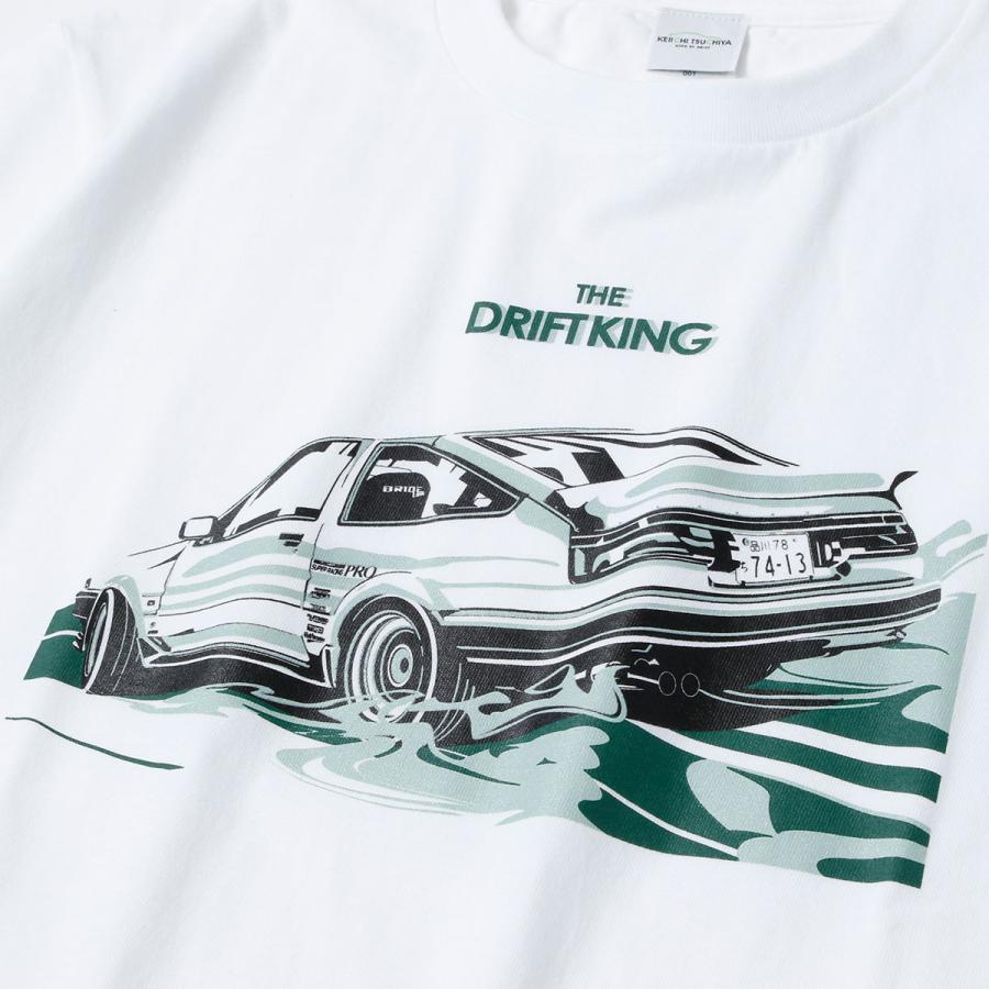 土屋圭市 Tシャツ THE DRIFT KING モータースポーツ ウェア Keiichi