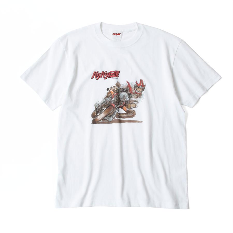 新品未使用　バリバリ伝説Tシャツ Tシャツ バリバリ伝説 ハングオンTシャツ バイク ウェア トップス 半袖
