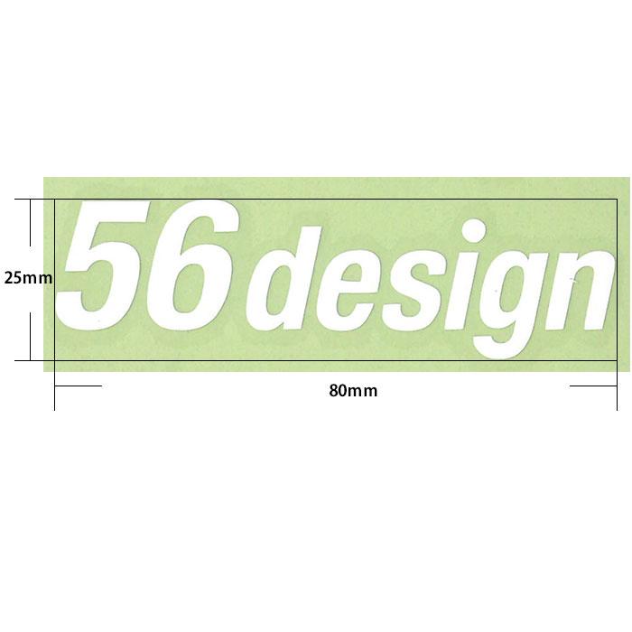 56デザイン ステッカー ロゴステッカー（横ロゴ_80） バイク 雑貨 56design｜motorimoda｜05