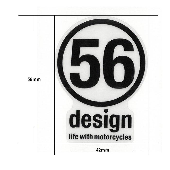 56デザイン 56design 56design オリジナル ロゴステッカー ステッカータイプ サークルロゴ 40mm バイク メール便可 8700ac0006 Motorimoda 通販 Yahoo ショッピング