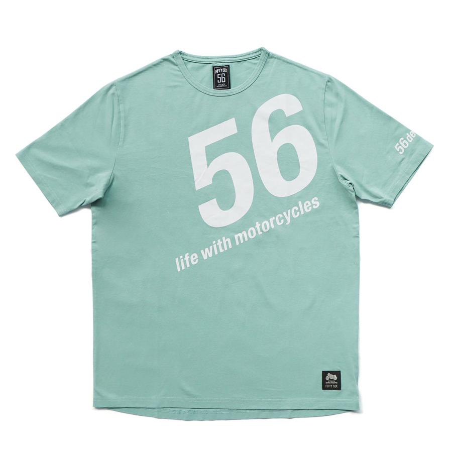 56デザイン Tシャツ トリミング Tシャツ バイク ウェア トップス 56design TRIMMING Tee｜motorimoda｜07