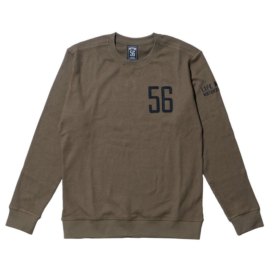56デザイン ロングスリーブ 56 サーマル ワッフル バイク ウェア