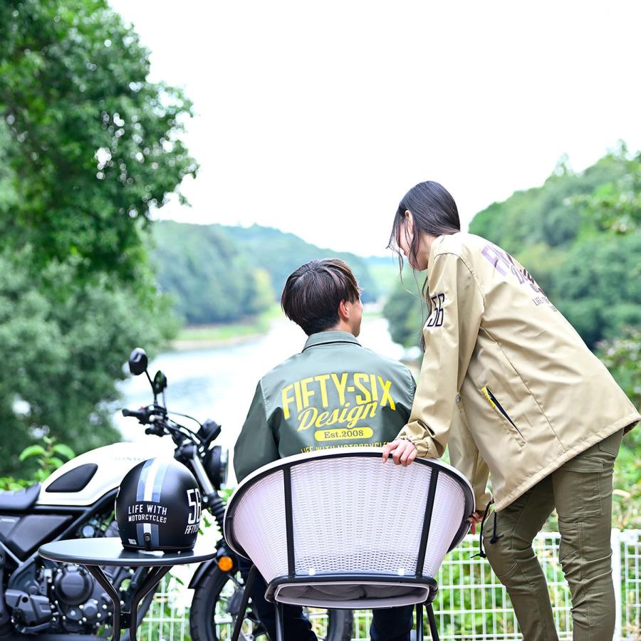 56デザイン ジャケット ライディング コーチジャケット 2 24 バイク ウェア アウター 56design RIDING COACH JACKET 2 24｜motorimoda｜09