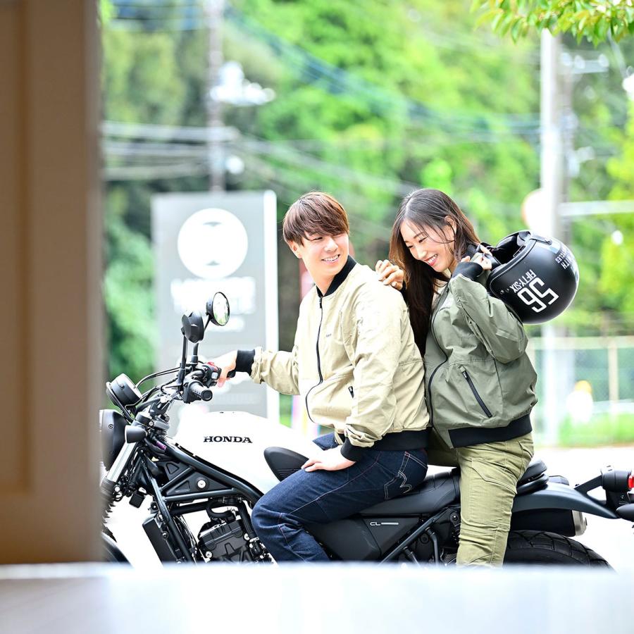 56デザイン ジャケット ライト ブルゾン アウター 24 バイク ウェア