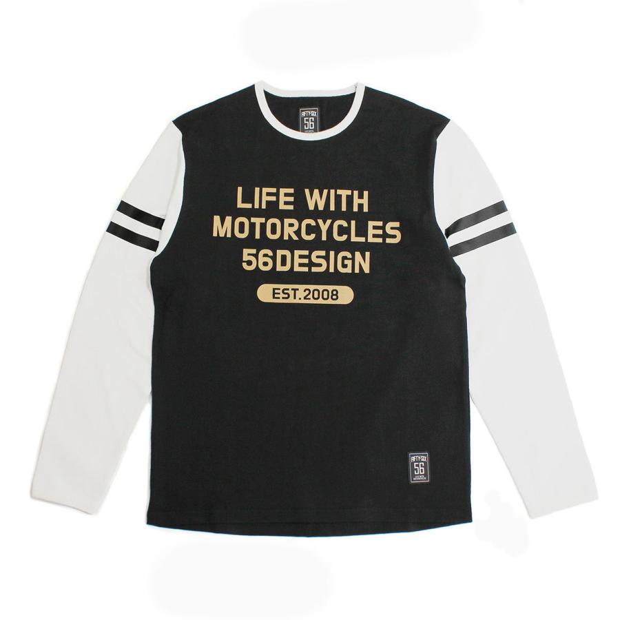 56デザイン ロングスリーブ ネオクラシック ロングスリーブTシャツ