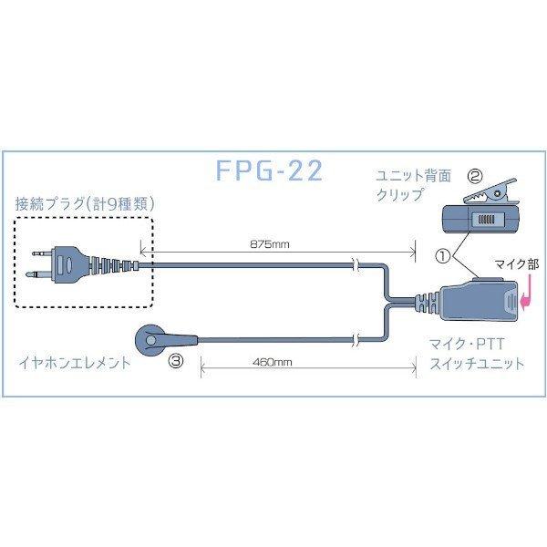 代引き不可商品　F.R.C.　エフアールシー　FPG-22MM　イヤホンマイク｜motorola｜03