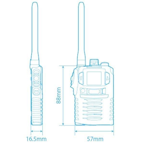 八重洲無線特定小電力トランシーバー SR70A 八重洲無線 インカム スタンダード SR70A（ブラック） 特定小電力