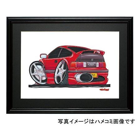 イラスト サイバーCR-X（赤・後ろ） : MotorParade - 通販 - Yahoo