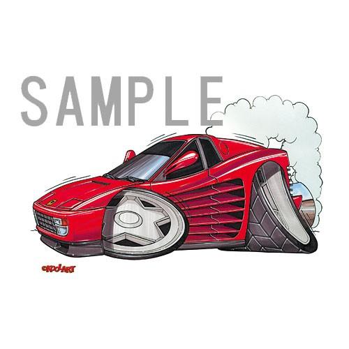イラスト フェラーリ・テスタロッサ : MotorParade - 通販 - Yahoo