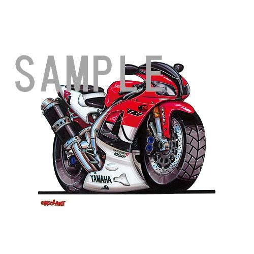 イラスト YZF-R1（赤/白） : MotorParade - 通販 - Yahoo!ショッピング