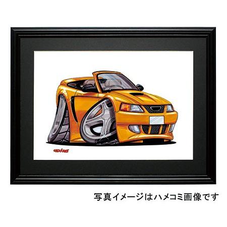 イラスト マスタング（5代目・黄） : MotorParade - 通販 - Yahoo