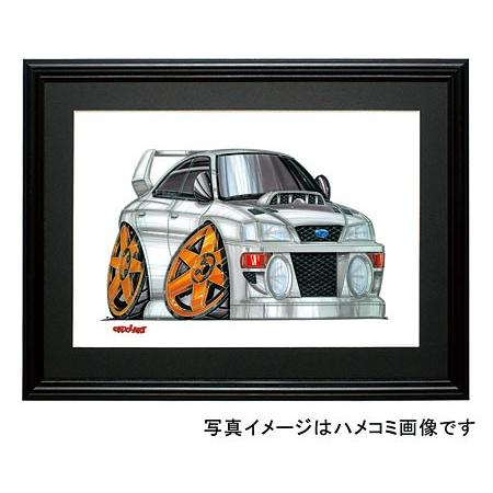 イラスト GCインプレッサ（白・前）｜motorparade