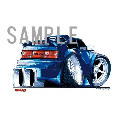 イラスト セリカXX（紺・後ろ） : MotorParade - 通販 - Yahoo