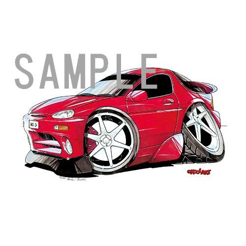 100 正規品 イラスト ユーノス プレッソ Az 3 赤 ポスター Www Fattoriabacio Com