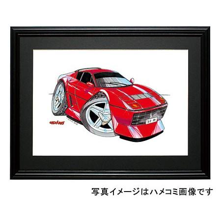 イラスト フェラーリ５１２ＢＢ（赤）｜motorparade