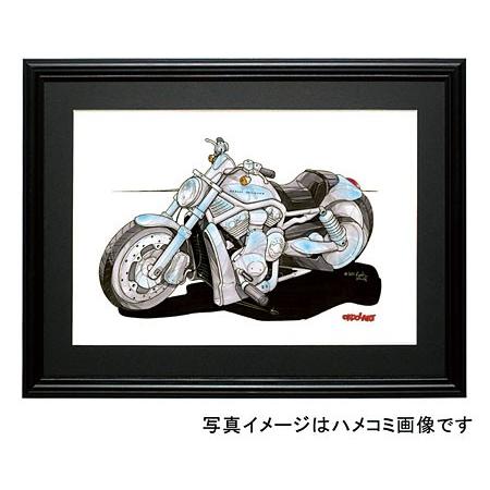 イラスト HARLEY VRSCA V-ROD（銀）｜motorparade