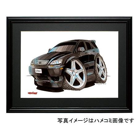 イラスト ハリアー（レクサスRX・初代・黒） : MotorParade - 通販