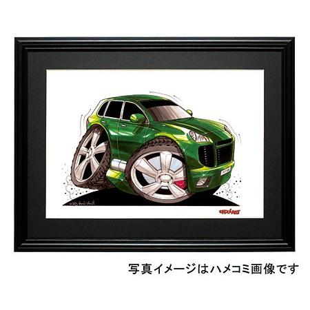 イラスト ポルシェ・カイエン（緑） : MotorParade - 通販 - Yahoo