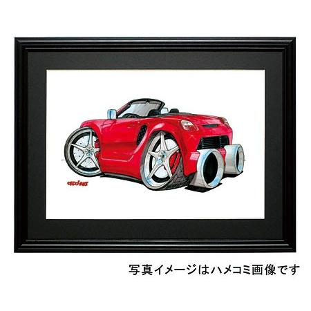 イラスト MR-S（赤・後ろ）｜motorparade