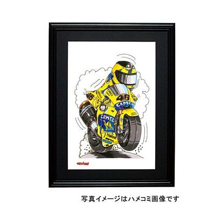 イラスト ロッシ MotoGP2006（ウィリー） : MotorParade - 通販