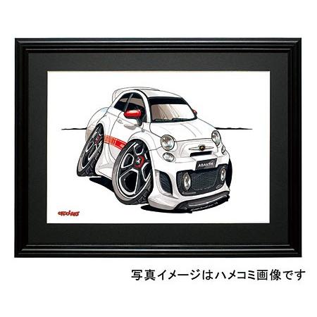 イラスト フィアット500（アバルト・前） : MotorParade - 通販