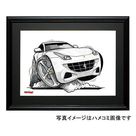 イラスト フェラーリFF（白）｜motorparade