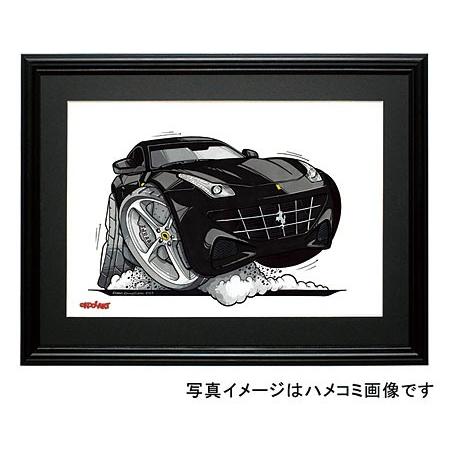 イラスト フェラーリFF（黒）｜motorparade