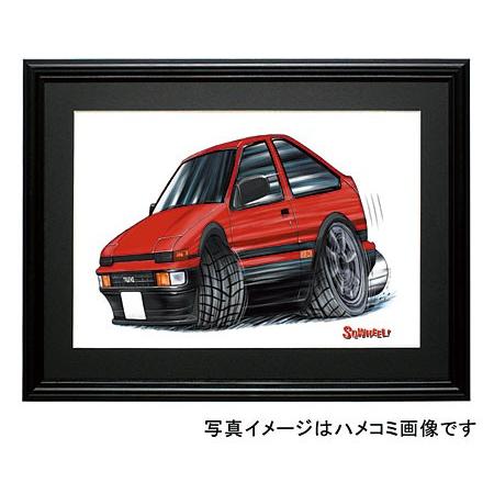 イラスト ８６トレノ 3dr 赤 S0004rgi Motorparade 通販