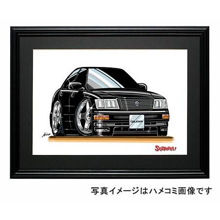 イラスト セルシオ（20前期・黒） : MotorParade - 通販