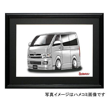イラスト 200系ハイエース（銀） : MotorParade - 通販