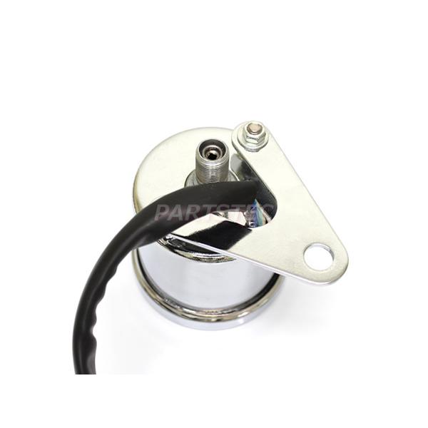 汎用 バイク用 機械式 スピードメーター 160km表示 ブラック LED